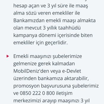 Denizbank'ta Emekli Maaşı Promosyonunda Bilgi Kirliliği Ve İlgisizlik