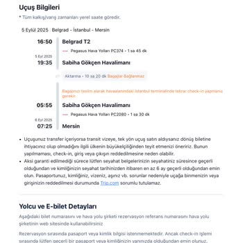 Pegasus Uçuşunda Check-in Sorunu Ve Yetersiz Müşteri Hizmeti Nedeniyle Mağduriyet