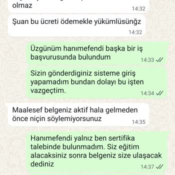 Islak İmza Olmadan Sözde Eğitim Ücreti Ve Kişisel Bilgi Kullanımıyla Tehdit Edilmek