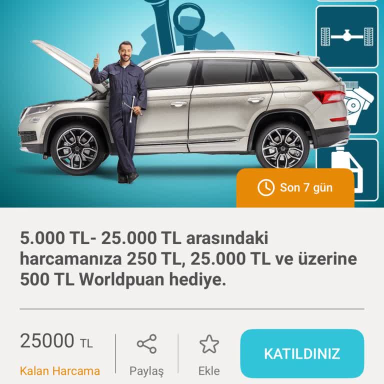 VakıfBank Kampanya Şartlarını Sağladığım Halde Worldpuanlarım Yüklenmedi
