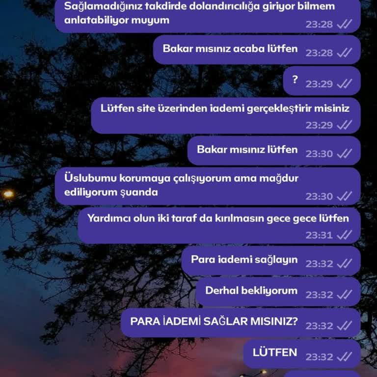 Ürünüm Teslim Edilmedi, Para İadem Yapılmıyor!