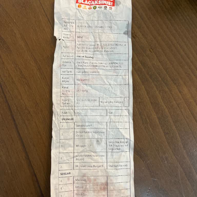 Eksik Ve Soğuk Sipariş, İletişim Sorunu Ve Ücret İadesi Talebi