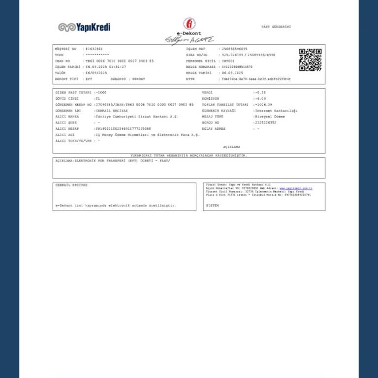 Yatırdığım 1000 TL Hesabıma Geçmedi, Destek Ekibinden Dönüş Alamıyorum