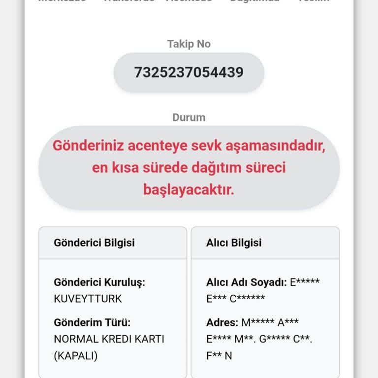 Kredi Kartım Bir Haftadır Teslim Edilmedi Güvenlik Endişesi Yaşıyorum