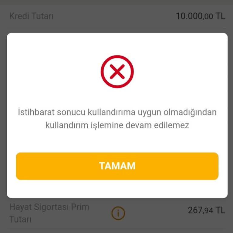 Geçmiş Takip Nedeniyle Kredi Reddi Ve Bilgi Tutarsızlığı