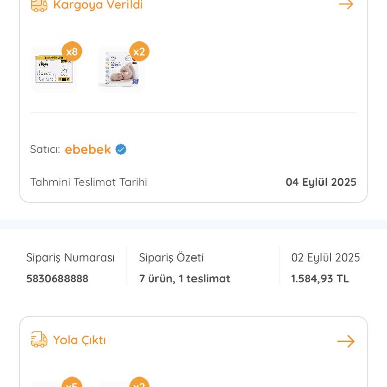Sipariş Teslim Edilmedi, Para İadesi Yapılmadı: Ebebek Ve Kargo Firması Mağduriyeti