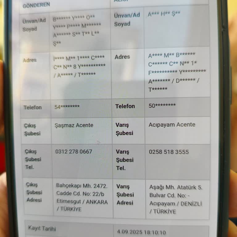 Kargomun Gecikmesi Ve Mağduriyetimin Giderilmesini Talep Ediyorum