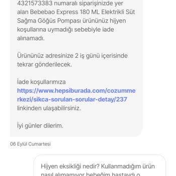 Kullanılmamış Ürüne Haksız İade Reddi Ve Eksik Bilgilendirme