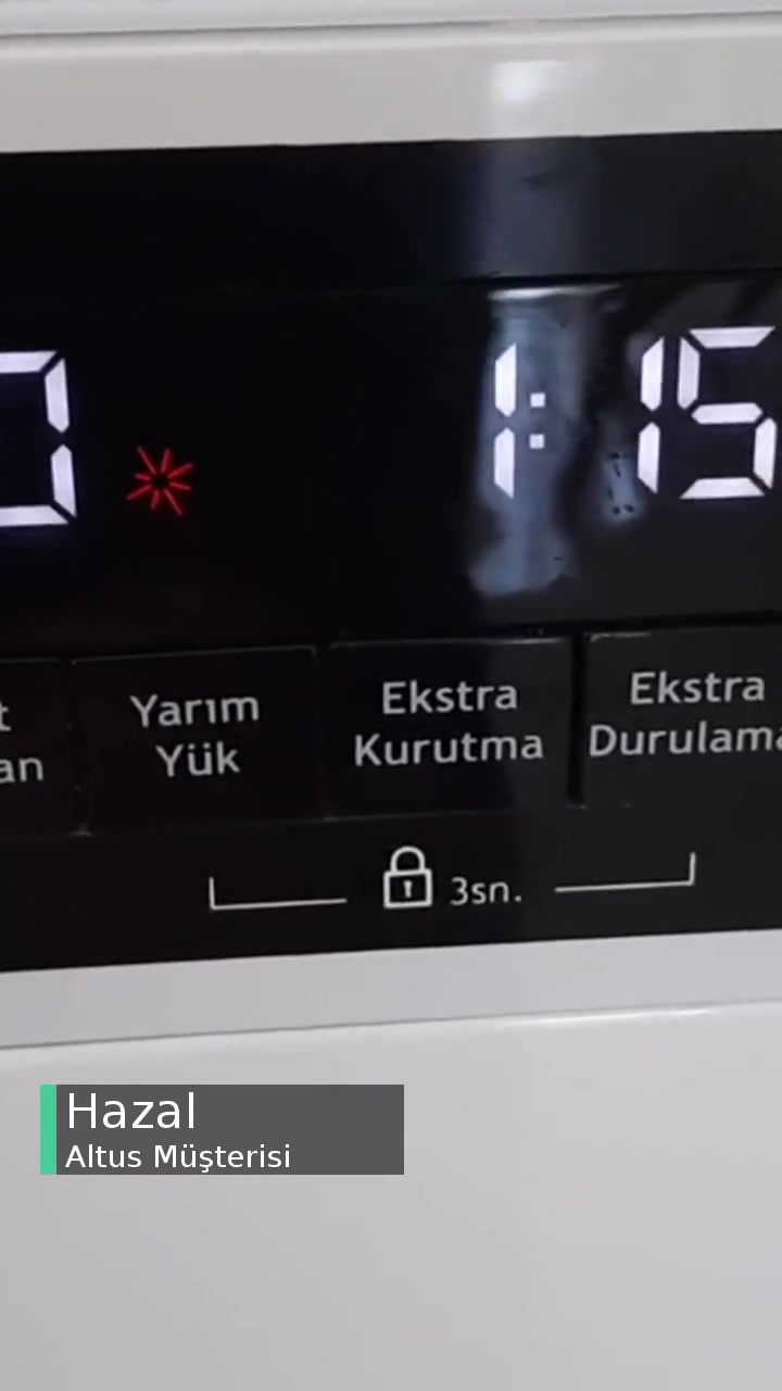 Altus Al 445 NX Bulaşık Makinesi Çalışmıyor! videonun kapak resmi