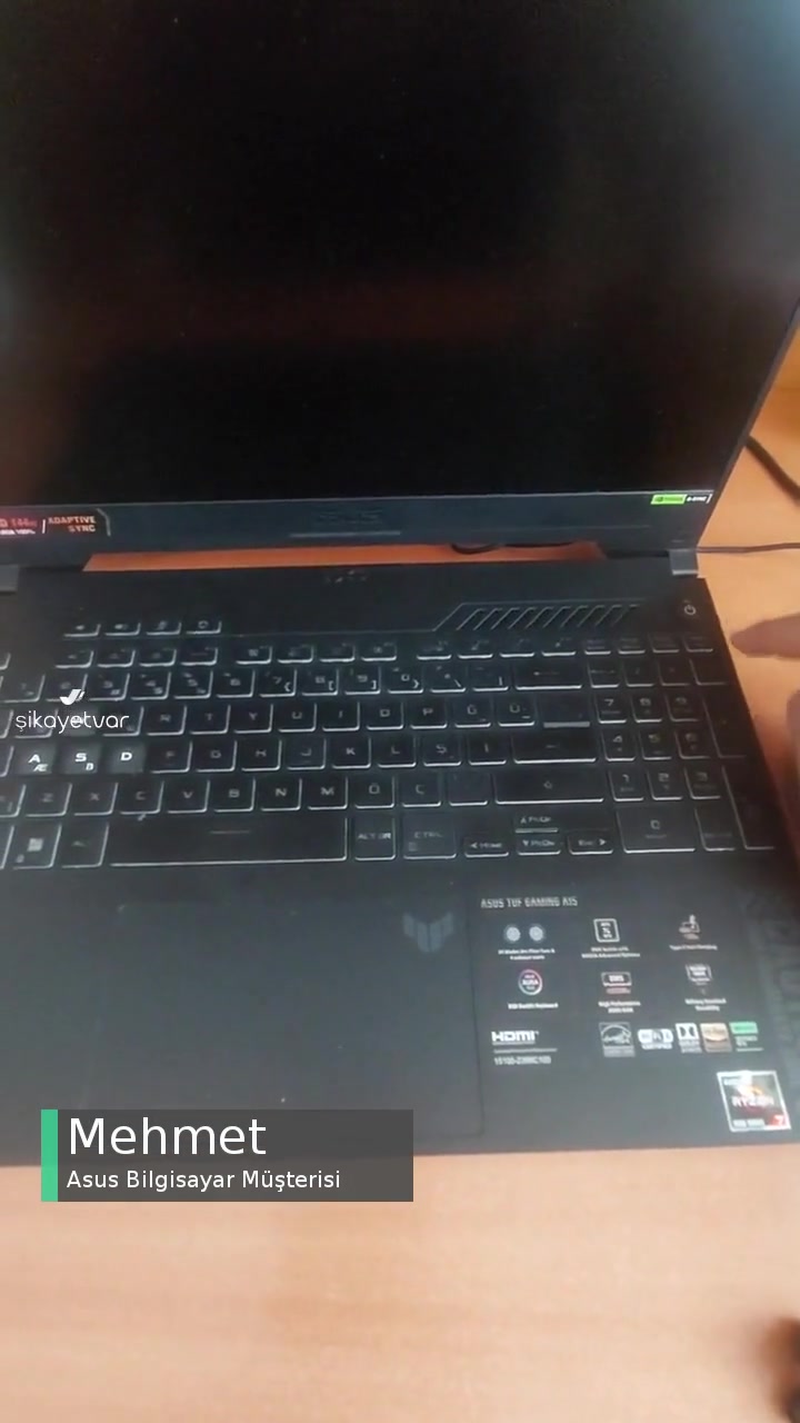 Asus Tuf A15 Açma Kapama Tuşu Arızalı! videonun kapak resmi