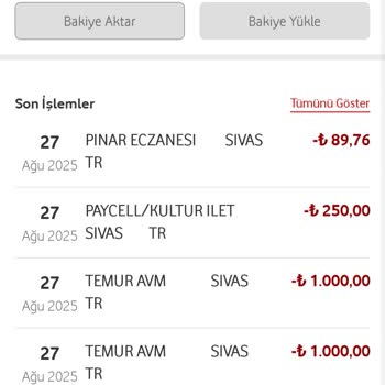 Vodafone Pay Sanal Kartım Bloke Edildi, 500 TL İadem Yapılmadı