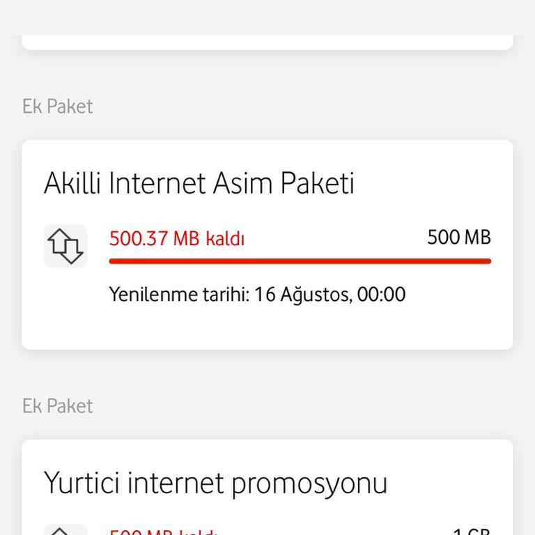 Hediye İnternetim Varken Vodafone Haksız Aşım Ücreti Kesiyor Çözüm Sunmuyor