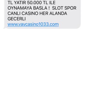 Vaycasino İzinsiz Reklam SMS’leriyle Sürekli Rahatsız Ediliyorum!