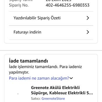 Amazon Para İadem 25 Gündür Yapılmadı, Mağduriyet Yaşıyorum