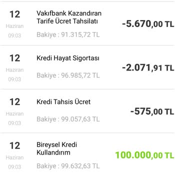 Kazandıran Tarife Kesintisi Haksız Şekilde Yapıldı, İade Talep Ediyorum