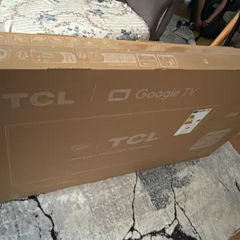 TCL Televizyon Kutu Hasarsızken Kırık Televizyon Teslimi Ve Servis Mağduriyeti!
