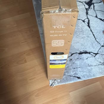 TCL Televizyon Kutu Hasarsızken Kırık Televizyon Teslimi Ve Servis Mağduriyeti!