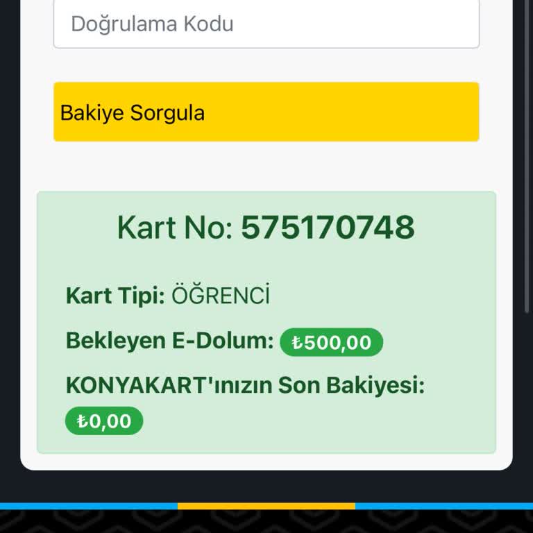 Yüklediğim Bakiye Kartıma Aktarılmadı!