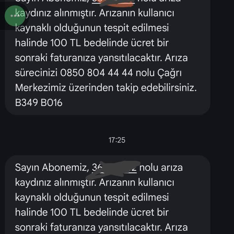 İnternet Kesintisi Ve Müşteri Hizmetlerinden Yetersiz Destek