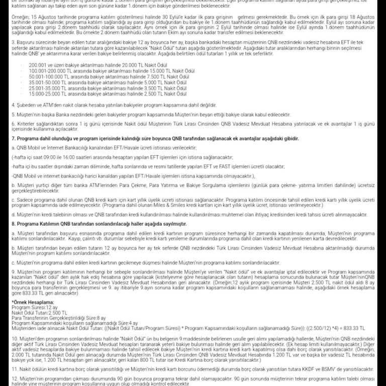 QNB Troy Kart İptali Nedeniyle Promosyon İadesi Sorunu