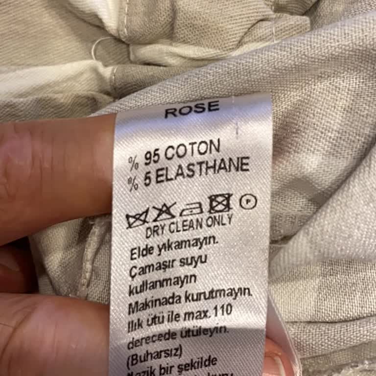 Mapa Pantolonun Kuru Temizleme Sonrası Renk Solması Sorunu