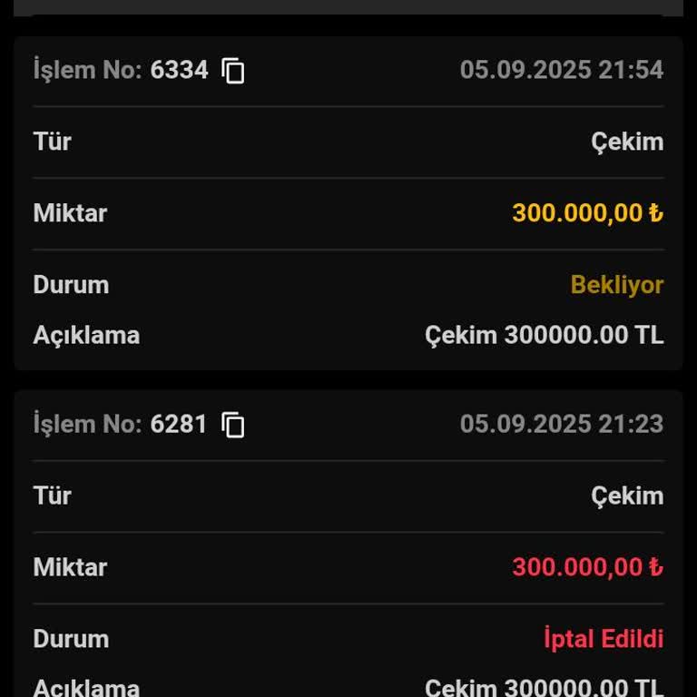 Ottomanbet Para Çekme Talebinde Bulundum Ve 2 Gündür İşlemim Gerçekleşmedi