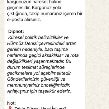 Siparişim Teslim Edilmedi, Ücret İadesi Talep Ediyorum