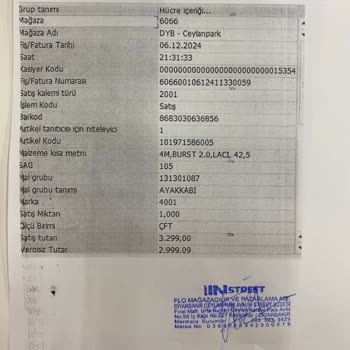 Garantili Ayakkabıda Taban Çökmesi Ve Mağaza İlgisizliği