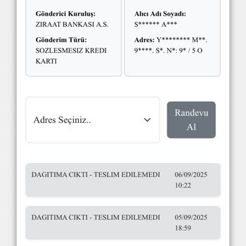 Teslim Edilemeyen Kredi Kartı Ve Ulaşılamayan Müşteri Hizmetleri