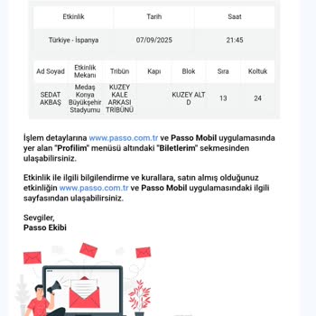 Yanlış Kategori Bilet Gönderildi, Mağduriyet Yaşıyorum