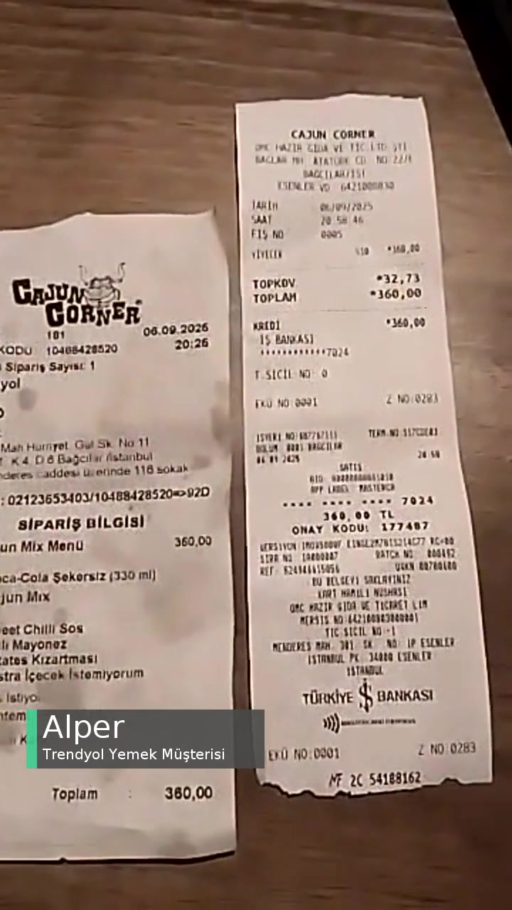 Trendyol Yemek Haksız Kazanç, Tüketiciyi Yanıltarak Fazladan Ödeme Almak! videonun kapak resmi