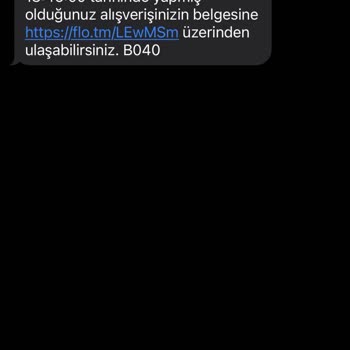 Alışveriş Yapmadığım Halde FLO Adına SMS İle Fatura Gönderildi