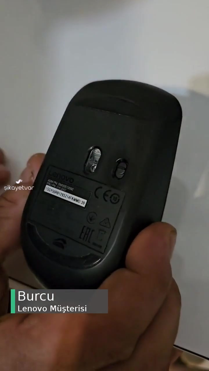 Lenovo Mouse 1 Yıl İçinde Çöp Oldu videonun kapak resmi