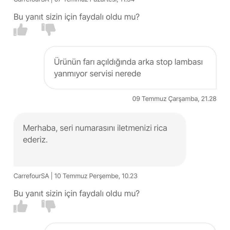 Kısa Sürede Arızalanan Scooter Ve Yetersiz Servis Desteği Nedeniyle Mağduriyet