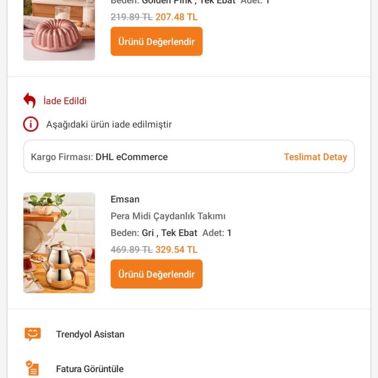 Çaydanlığım İade Edilmeden Kayboldu, Sorunum Çözülmüyor