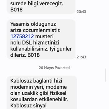 Sürekli Bağlantı Kopması Ve Teknik Servisin İlgisizliği Mağduriyet Yaratıyor