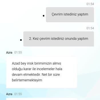 Çekim Sayfası Sorunu Nedeniyle Mağduriyet Yaşadım