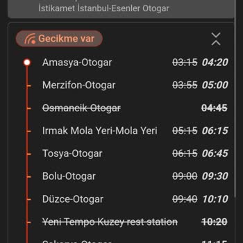 Kamil Koç Sebepsiz Otobüs Ertelemesi ve Yetersiz Bilgilendirme Nedeniyle Mağduriyet Yaşadım