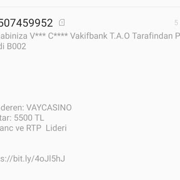 Vaycasino Israrla Devam Eden SMS Reklamları İçin Çözüm Bekliyorum