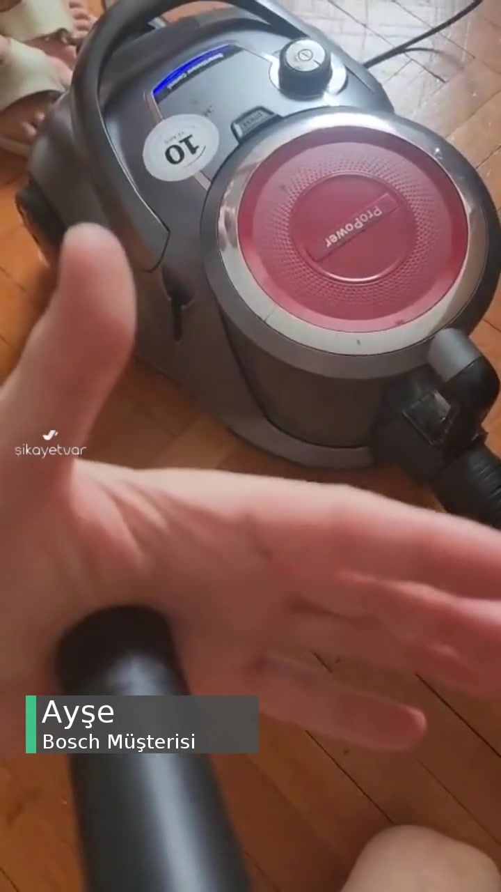 Bosch Serie6 Pro Power Elektrikli Süpürgem Çekmiyor! videonun kapak resmi