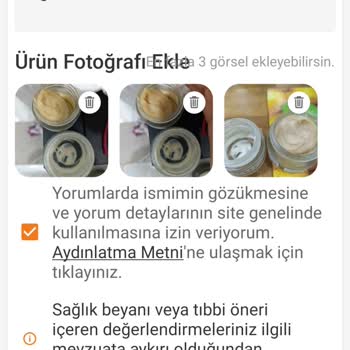 Bozuk Krem Gönderildi Trendyol Yorumum Yayına Alınmadı Mağduriyetim Giderilmiyor