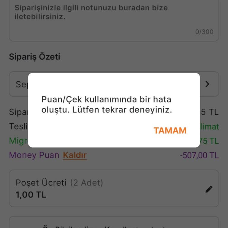 Migros Money Puanlarımı Kullanamıyor, Mağdur Oluyorum!