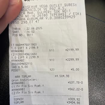 İki Ayda Aşınan Ayakkabı Ve Yetersiz Mağaza Desteği