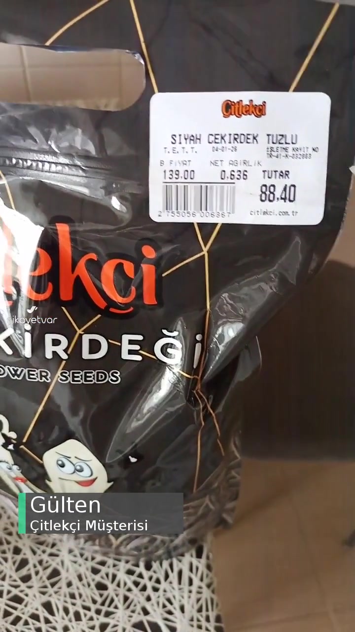 Çitlekçi Bayat Çekirdek Verdiniz! videonun kapak resmi