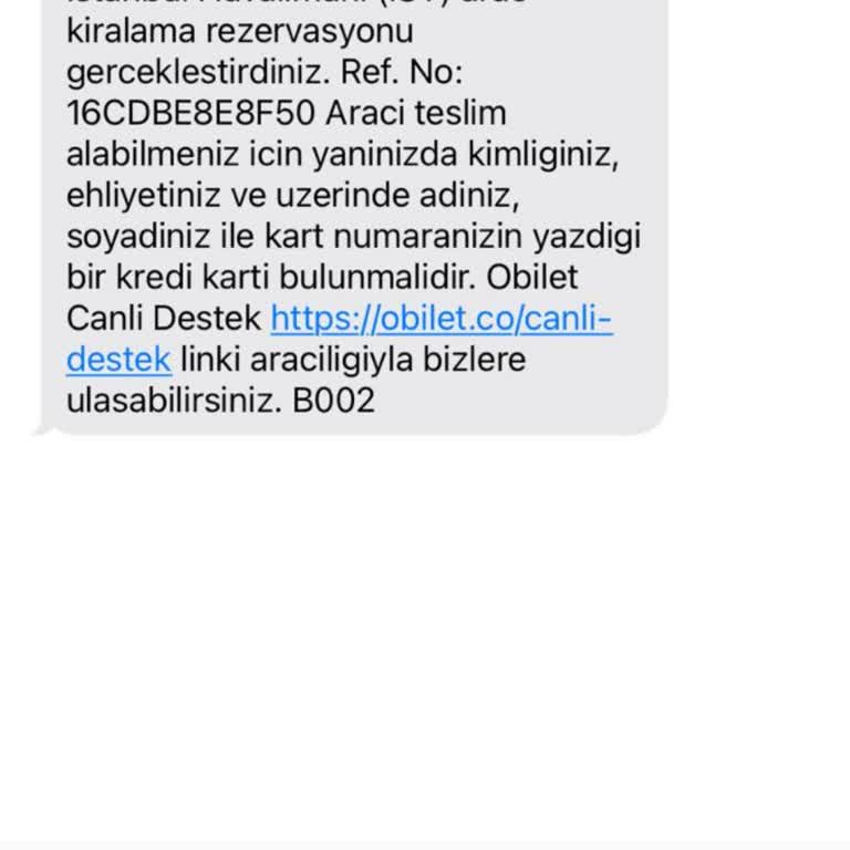 Araç Kiralama İptali Sonrası Ücret İadesi Yapılmadı