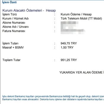 Taahhüt Sonrası Yüksek Fatura Şoku