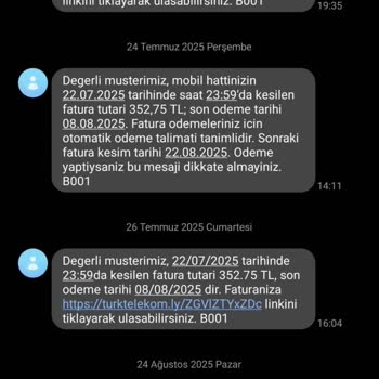 Taahhüt Sonrası Yüksek Fatura Şoku