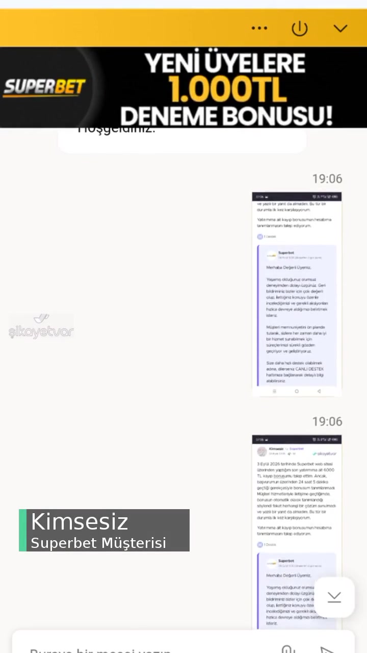 Superbet Acil Kayıp Bonusumu Verin videonun kapak resmi