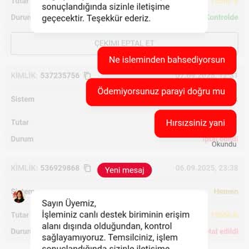Para Çekme Talebim Uzun Süredir Sonuçlanmadı, Müşteri Hizmetlerinden Yanıt Alamıyorum