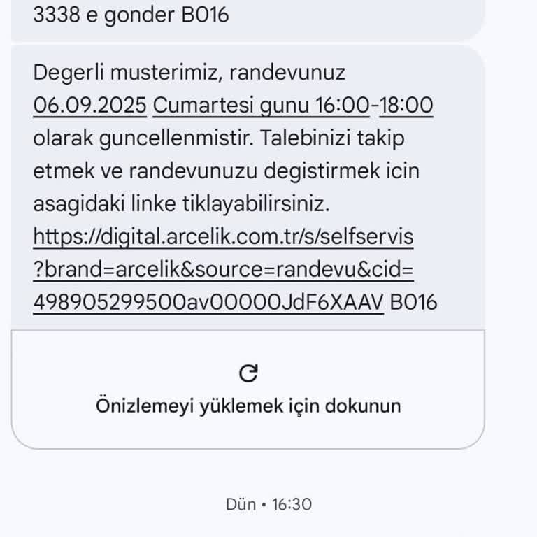 Arçelik Servis Randevularında İletişim Ve Zamanlama Sorunu